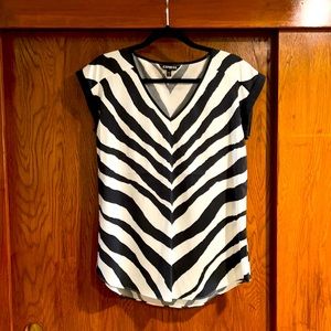 Express Zebra Print Top